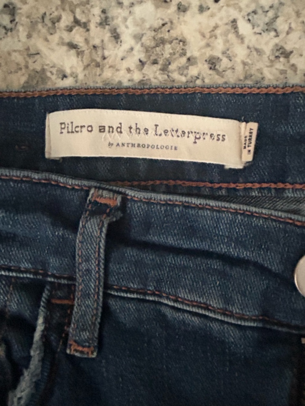 Anthropologie Pilcro and the Letterpress Slim Boyfriend Jeans Western Size 25 - Picture 11 of 16